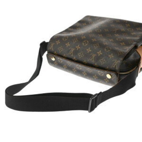 Louis Vuitton Bag Canvas Brown Shoulder Naviglio Monogram - Picture 3 of 9